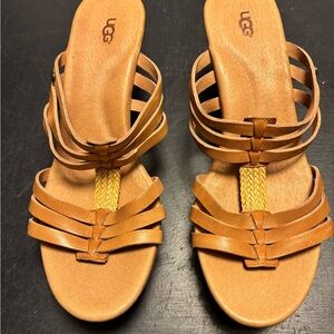 UGG Women's Brown Strappy Sandals